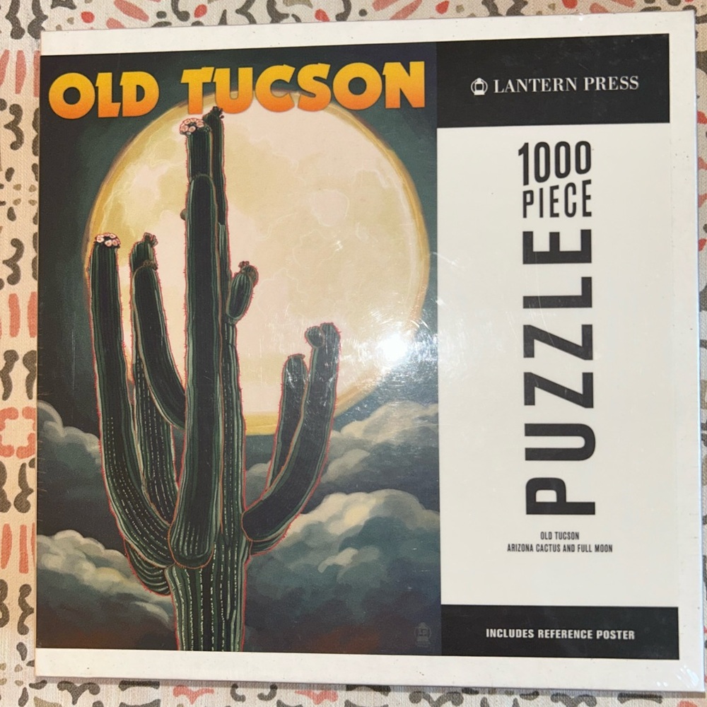 NEW Lantern Press OLD TUSCON  1,000 Piece Jigsaw  Puzzle W/Poster
